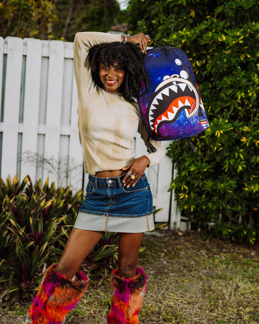 Limited Edition FUTURAMA NIBBLER EAT SHARK DLXR BACKPACK