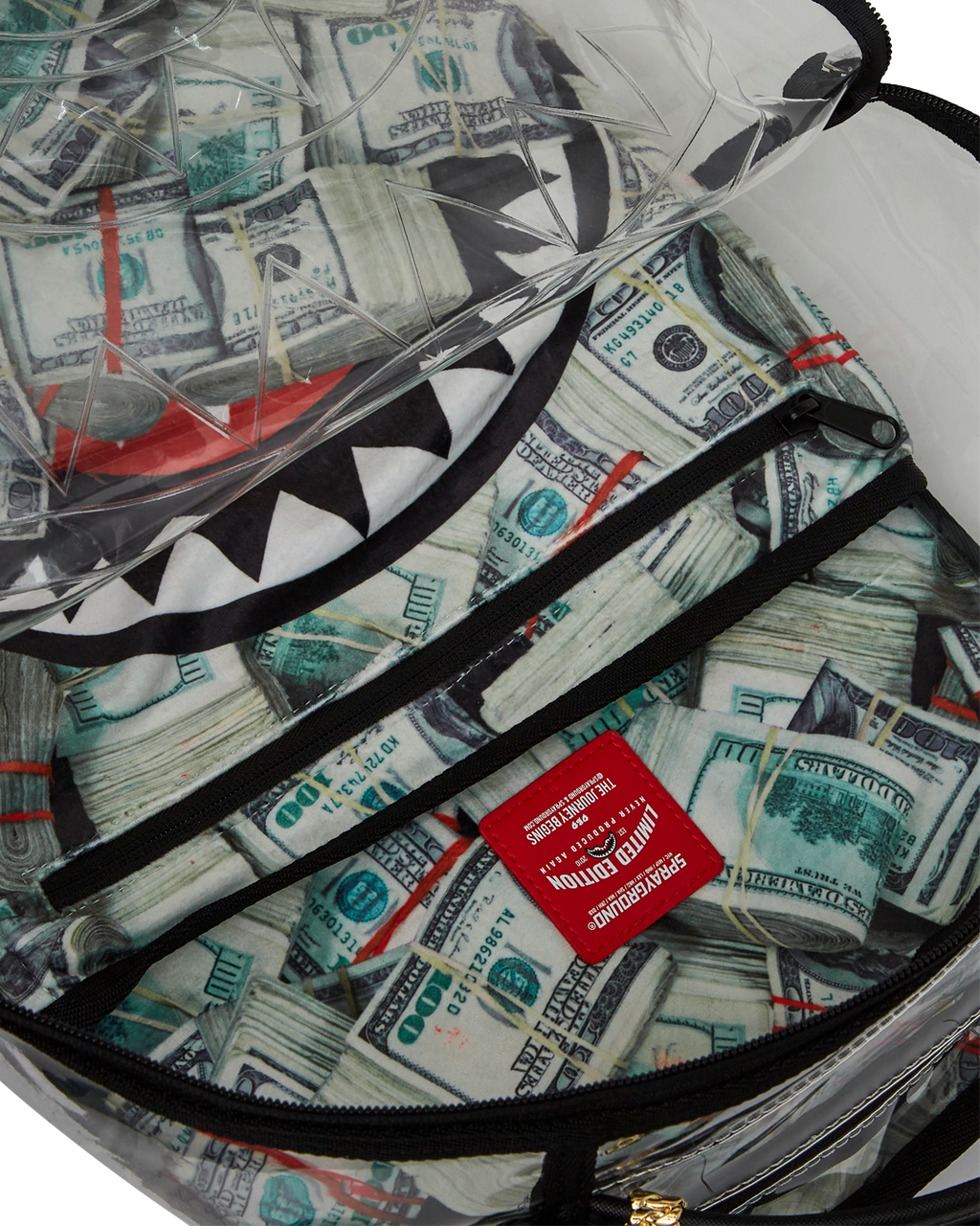 Limited Edition CLEAR BACKPACK - MONEY CHOMP