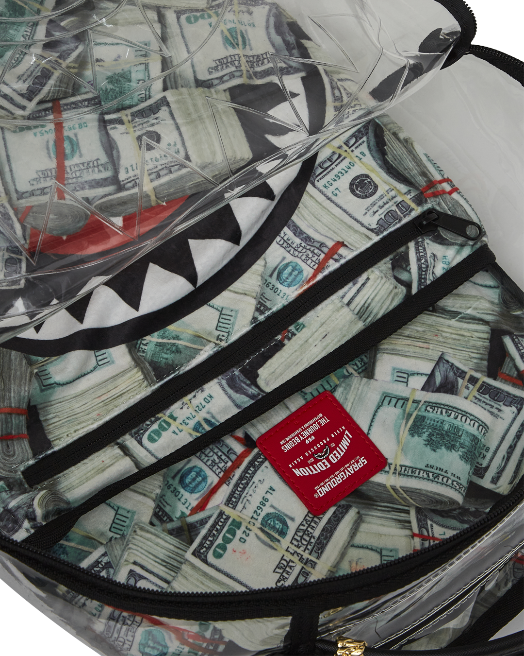 Limited Edition CLEAR BACKPACK - MONEY CHOMP
