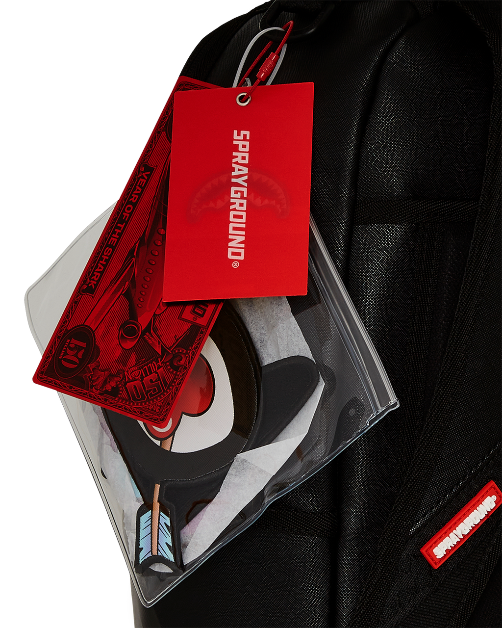 Limited Edition SPLIT SAINT VELCRO REMOVABLE 6 EYES SHARK BACKPACK
