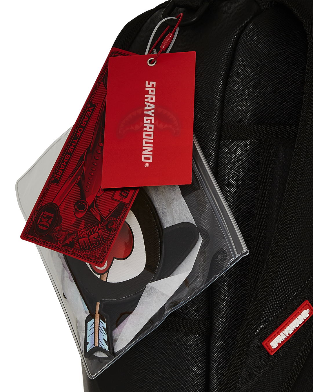 Limited Edition SPLIT SAINT VELCRO REMOVABLE 6 EYES SHARK BACKPACK