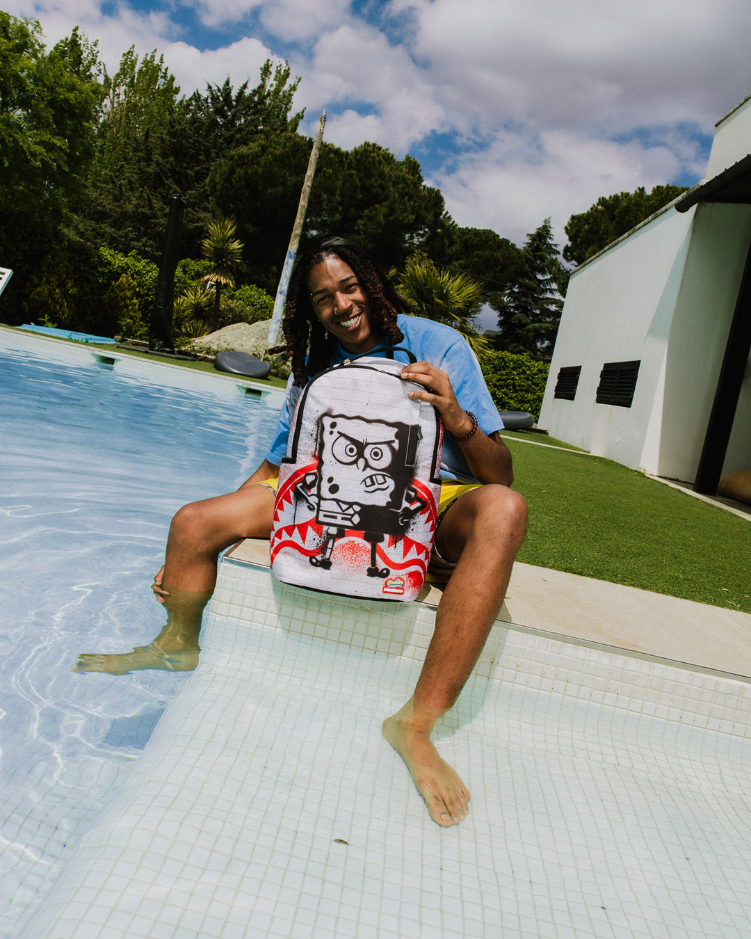 Limited Edition SPONGEBOB STENCIL WALL DLXR BACKPACK