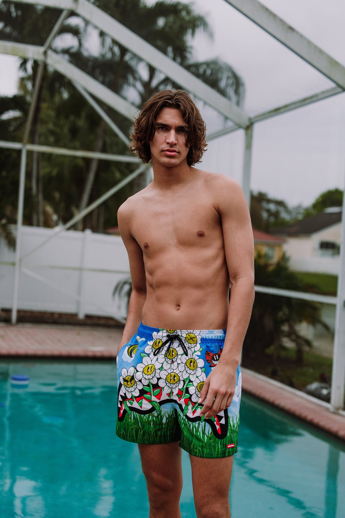 Limited Edition CRAZY DAISIES SWIM SHORTS