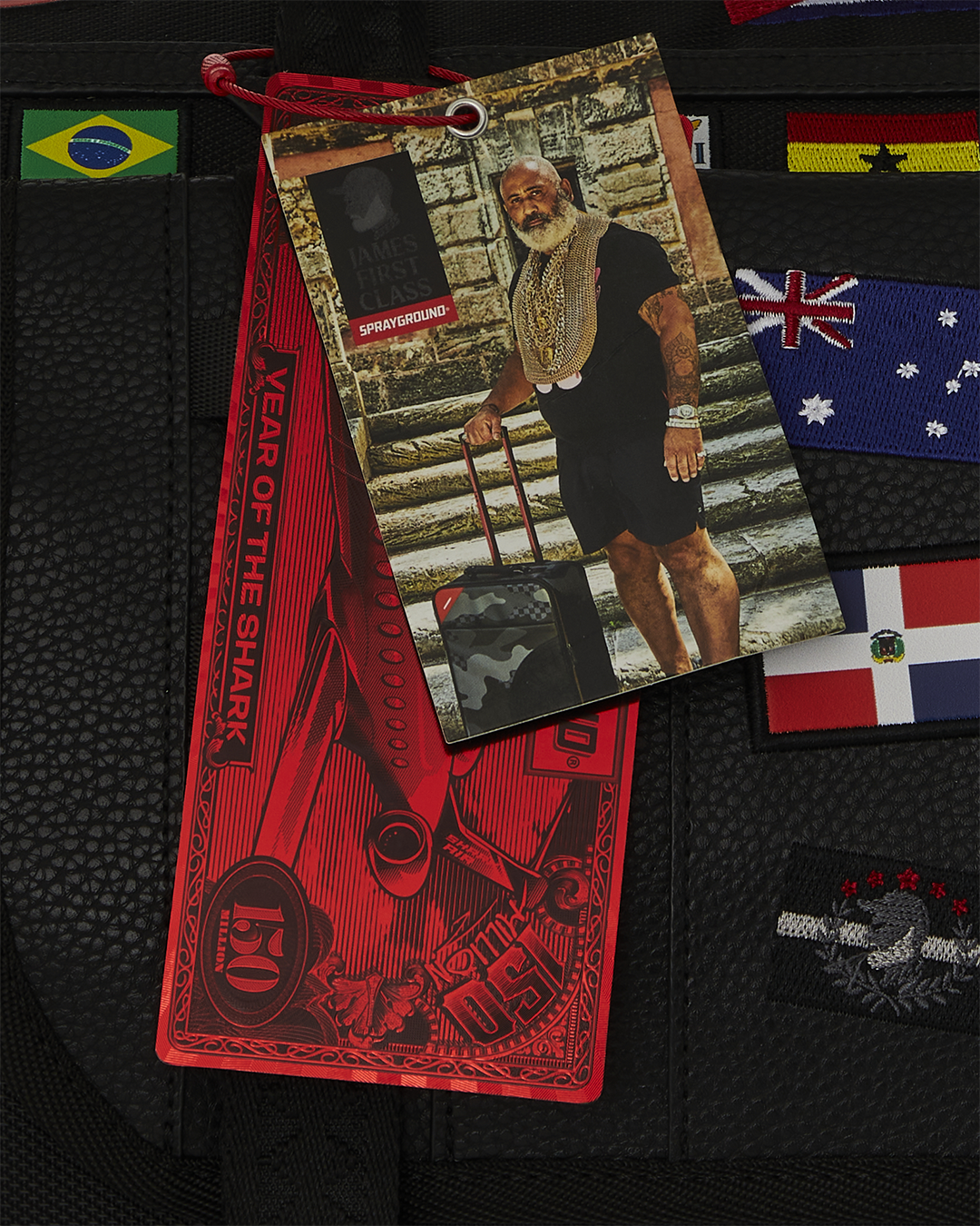 Limited Edition JAMES FIRST CLASS GLOBAL FLAGS SPECIAL OPS DUFFLE