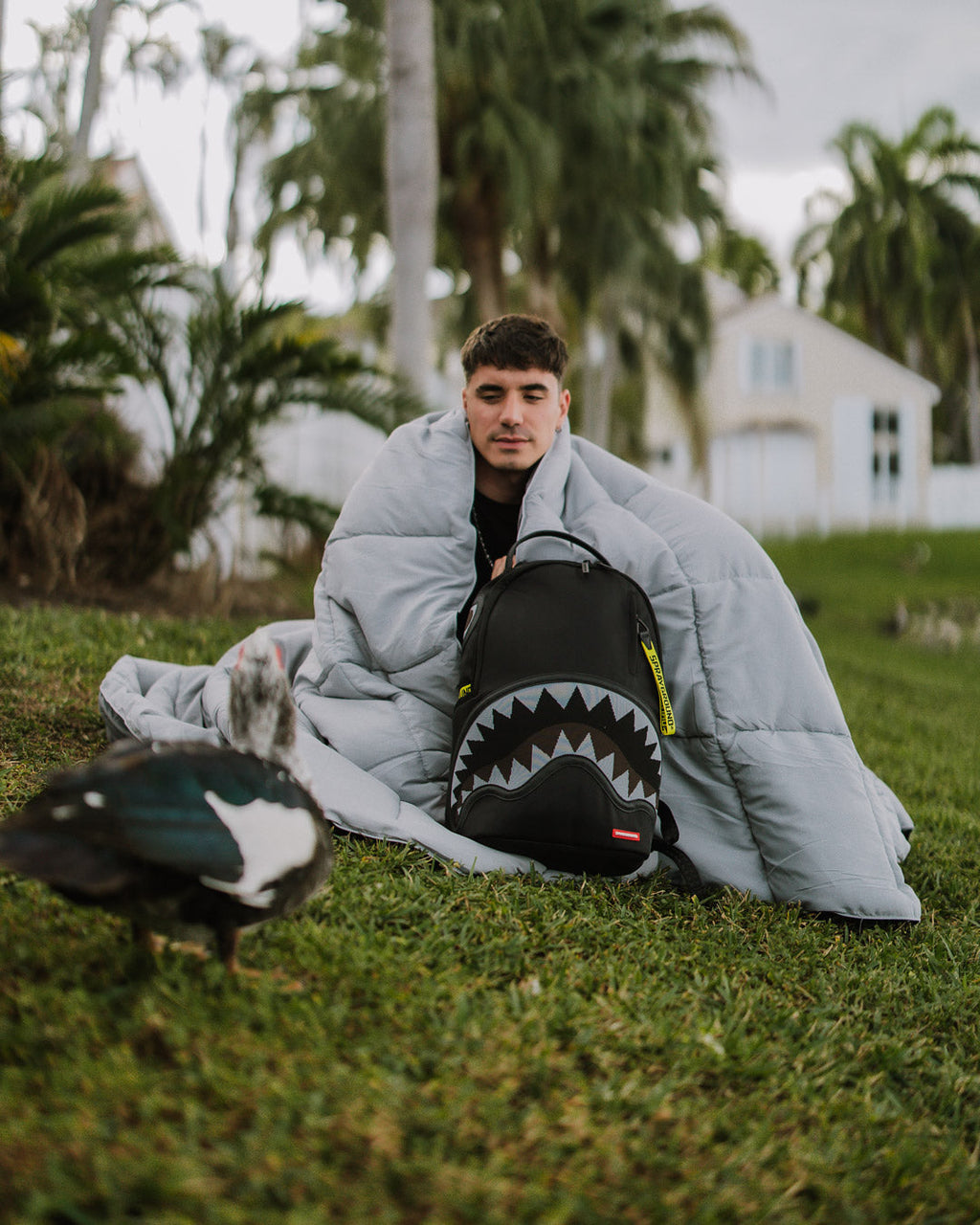Limited Edition SHARK CENTRAL PARACHUTE DLX SATIN BACKPACK