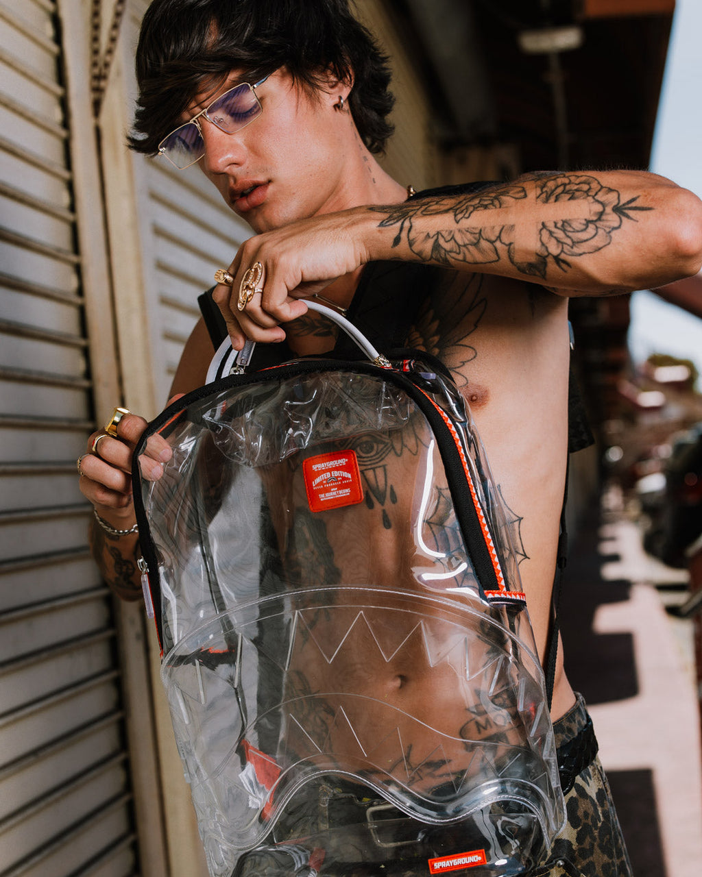Limited Edition 100 CLEAR BACKPACK SHARK