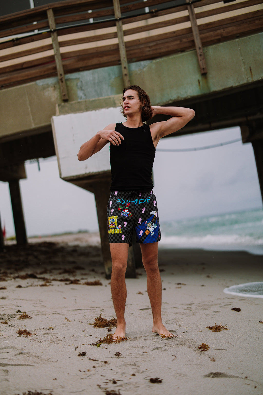 Limited Edition SPONGEBOB TOKYO BUBBLE SWIM SHORTS