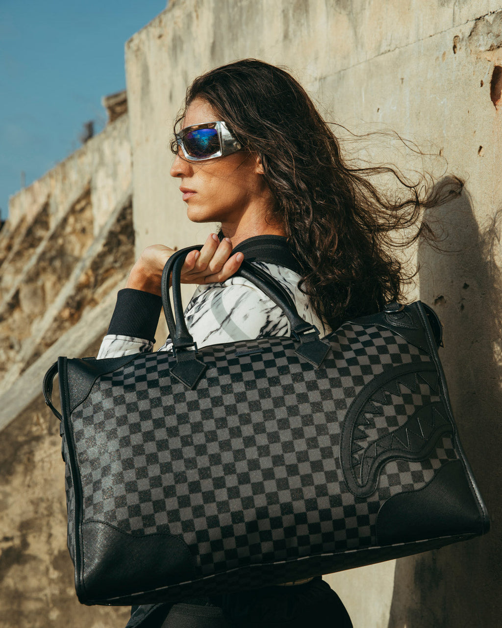 Limited Edition MIDNIGHT CHATEAU PYRAMID DUFFLE