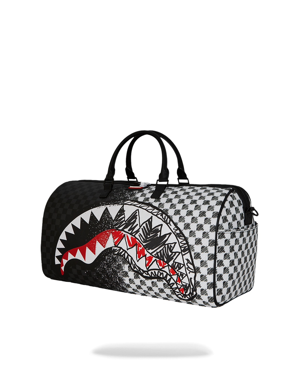 Limited Edition SCRIBBLE DRIBBLE CHECK DUFFLE