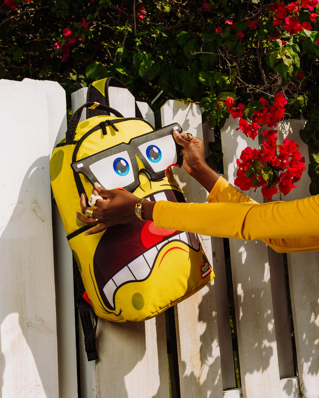 Limited Edition SPONGEBOB EYE POP REMOVABLE EYES BACKPACK