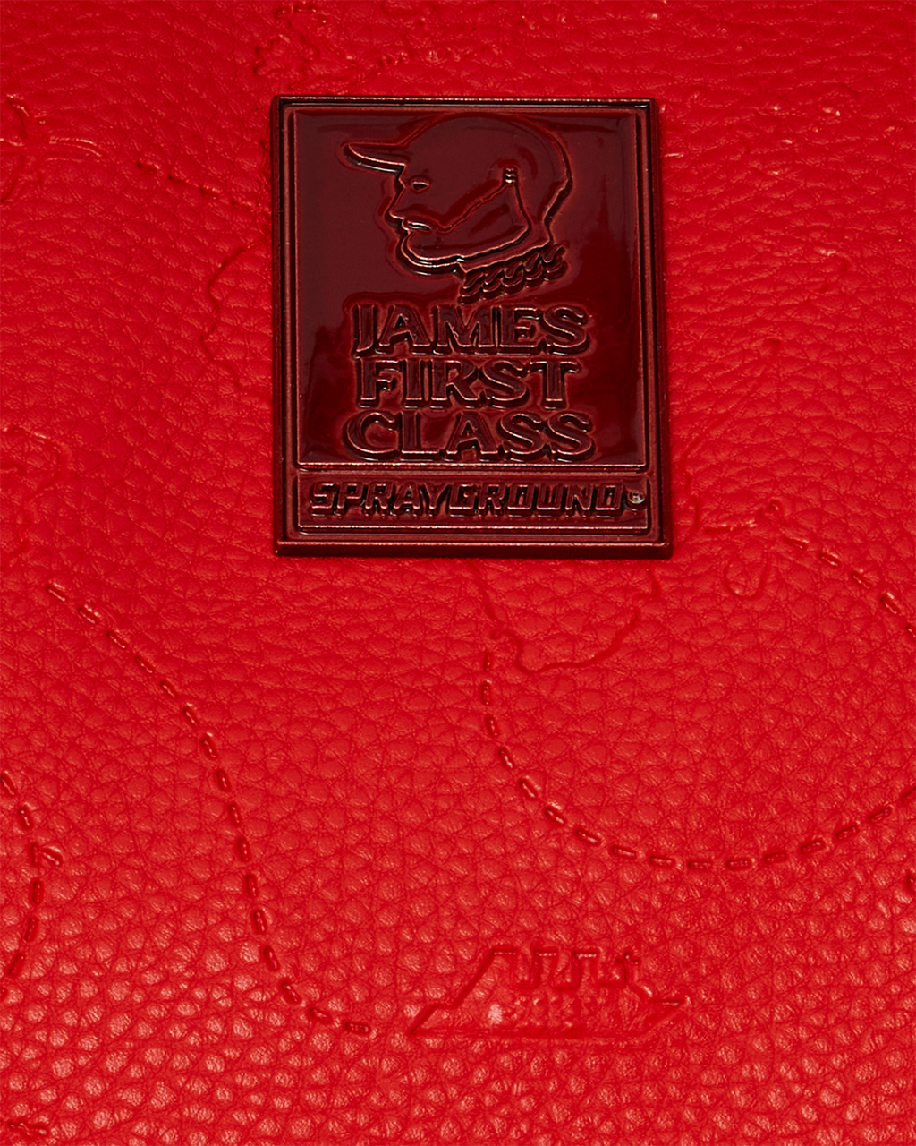 Limited Edition JAMES FIRST CLASS RUBY RED PYRAMID LARGE DUFFLE