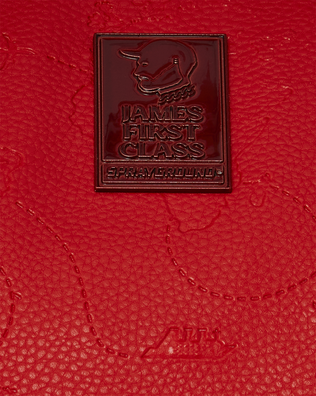 Limited Edition JAMES FIRST CLASS RUBY RED PYRAMID LARGE DUFFLE