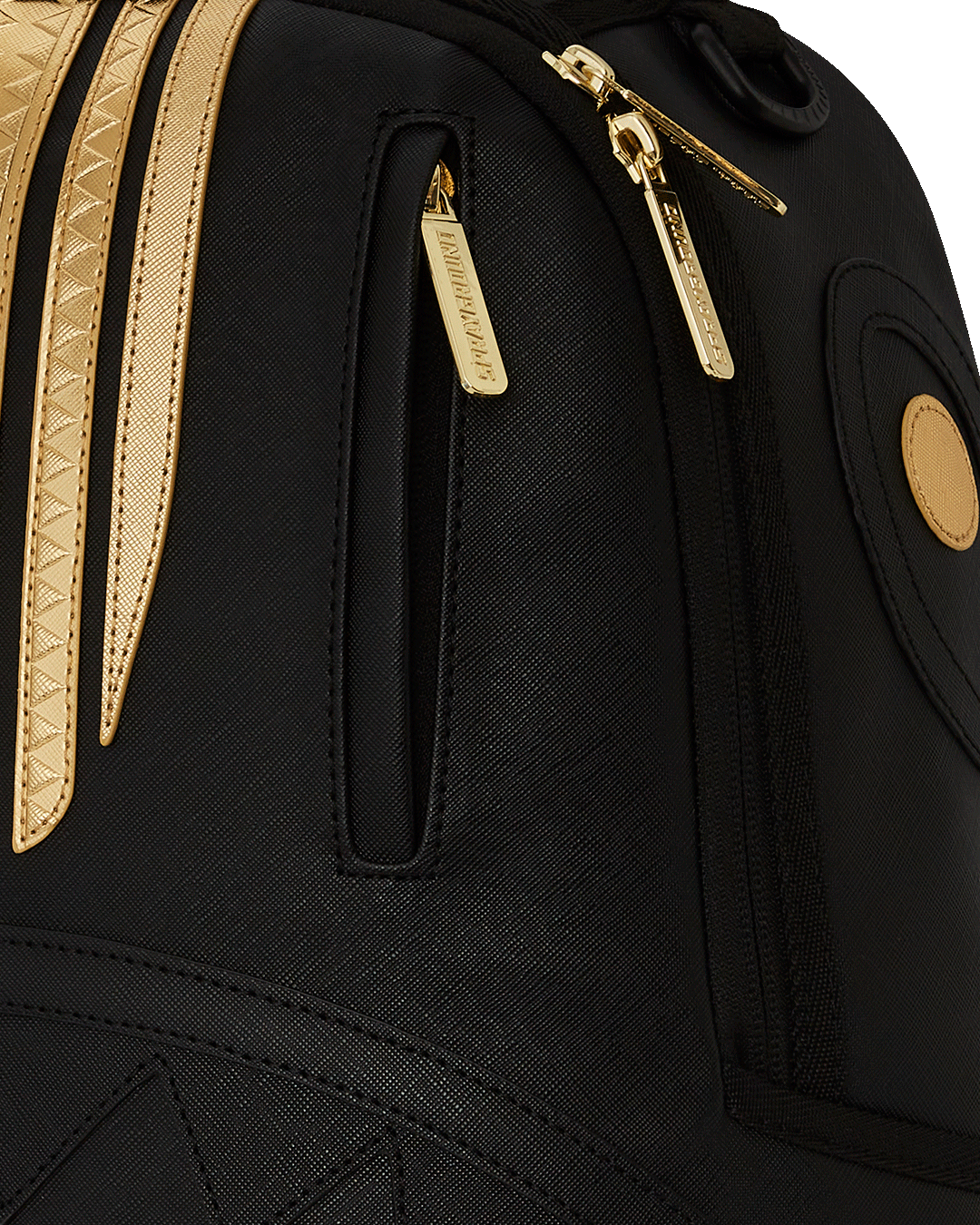 Limited Edition GOLD AND BLACK RACING STRIPES BACKPACK