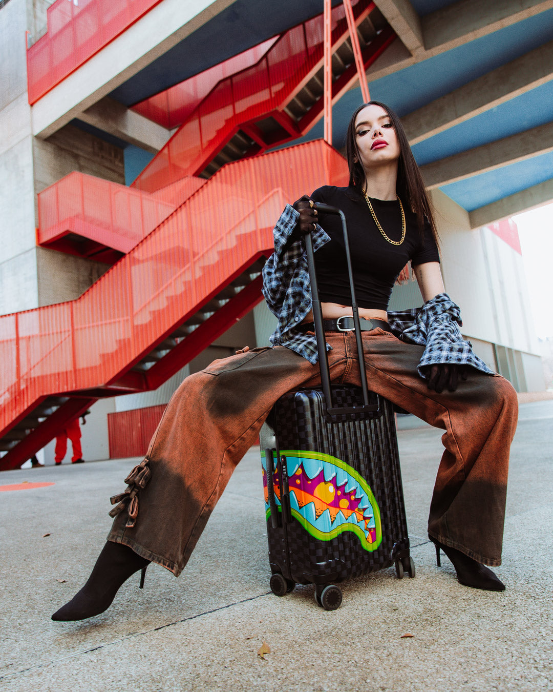 Limited Edition SLIME TAKEOVER HARD SHELL CARRY-ON LUGGAGE