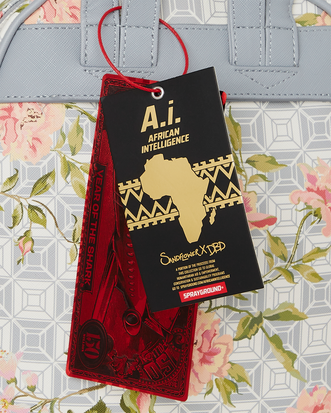 Limited Edition A.I. AFRICAN INTELLIGENCE ELEGANT ENERGY SAVAGE BACKPACK - SANDFLOWER COLLAB