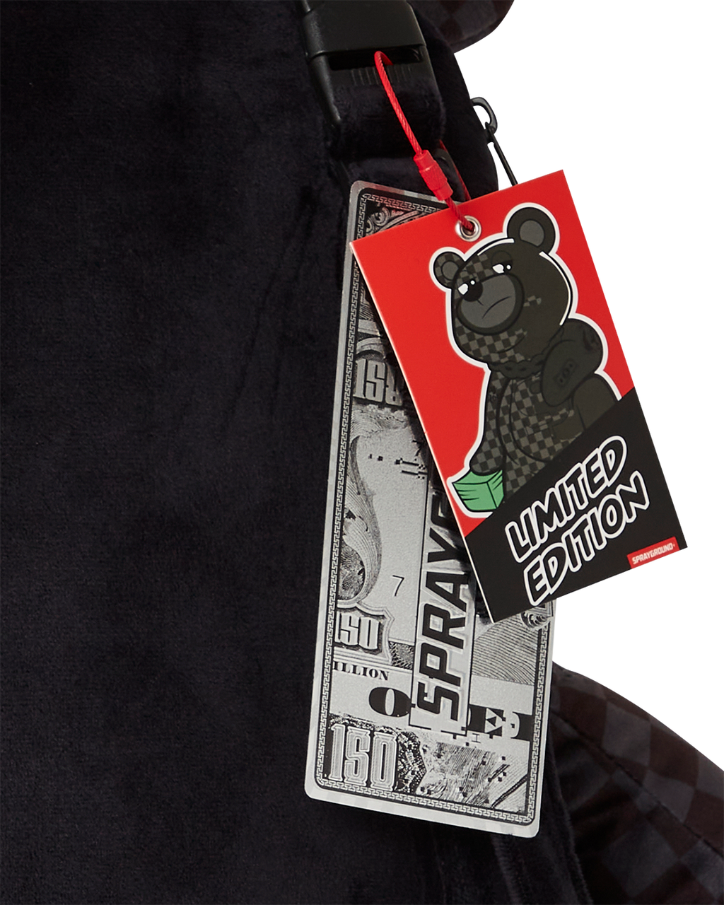 Limited Edition SPEED SHARK SIDE SWIPE MONEYBEAR TEDDY BEAR BACKPACK