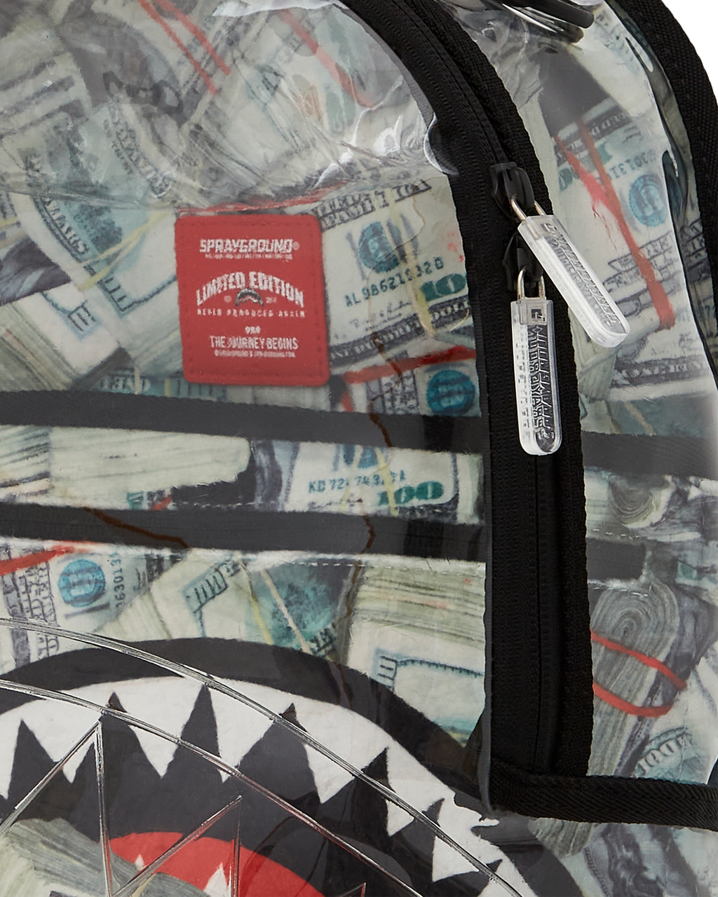 Limited Edition CLEAR BACKPACK - MONEY CHOMP