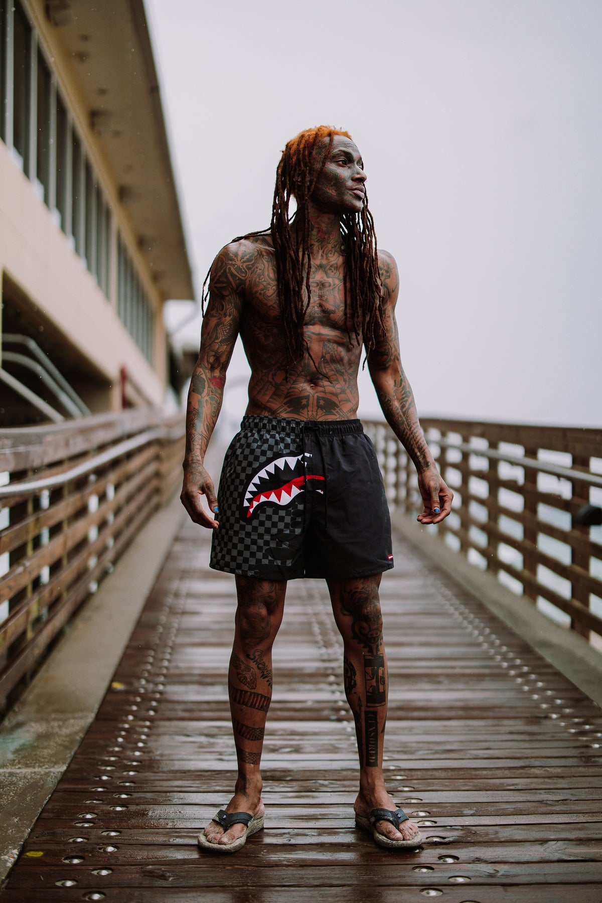 Limited Edition SPEED SHARK SIDE SWIPE SWIM SHORTS