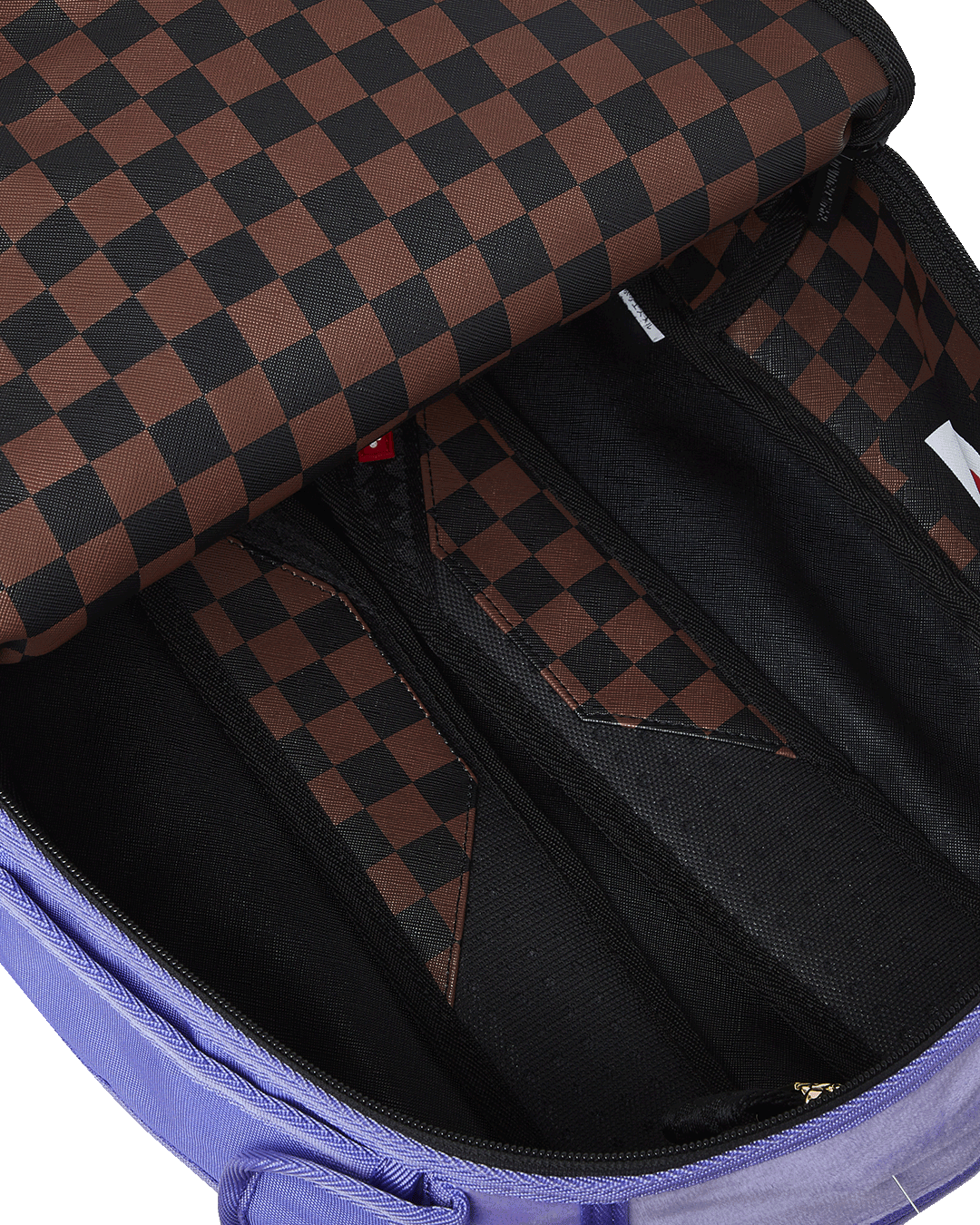Limited Edition NOOO WAY A REVERSIBLE BACKPACK - PURPLE VELOUR TO OG SHARKS IN PARIS BACKPACK