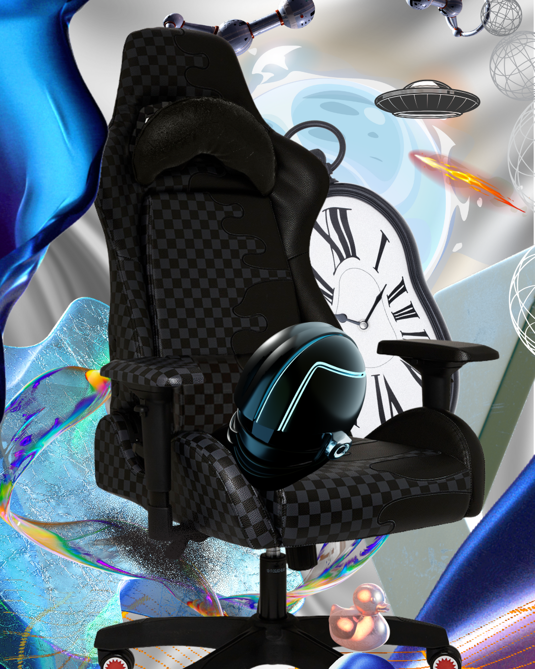 Limited Edition SPEED SHARK SIDE SWIPE GAMING CHAIR
