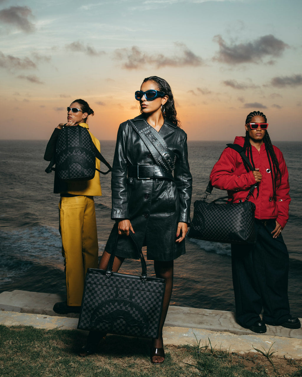 Limited Edition MIDNIGHT CHATEAU PYRAMID DUFFLE