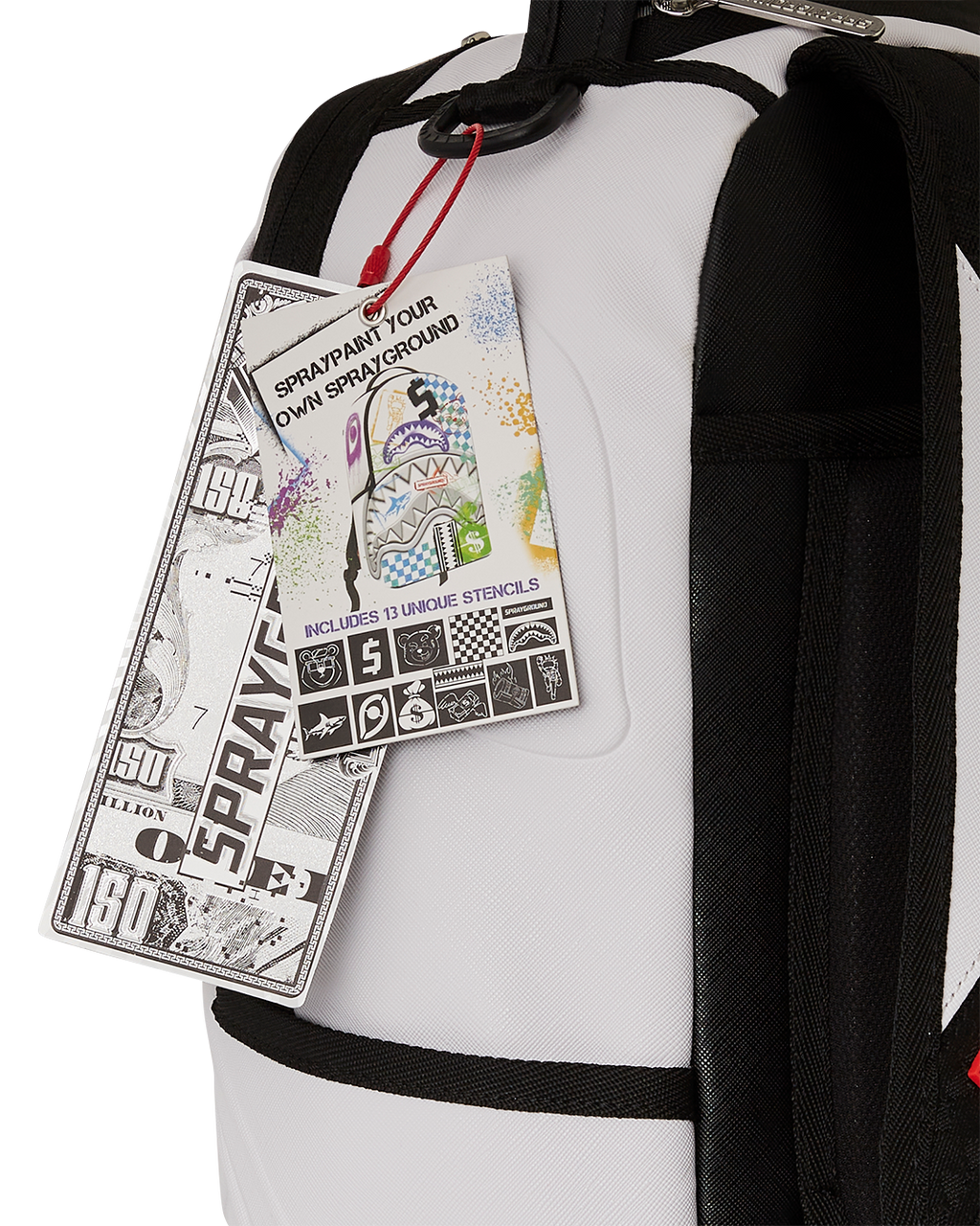 Limited Edition GRAFFITI ARTIST - DESIGN YOUR OWN BACKPACK - 9 STENCILS INCLUDED