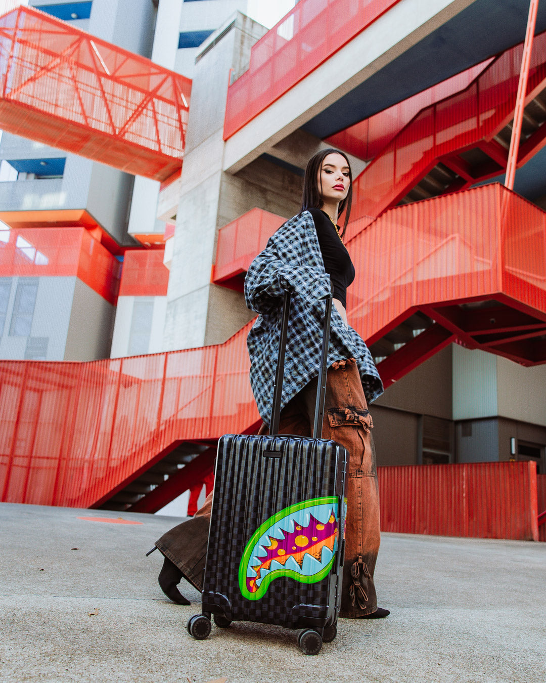 Limited Edition SLIME TAKEOVER HARD SHELL CARRY-ON LUGGAGE