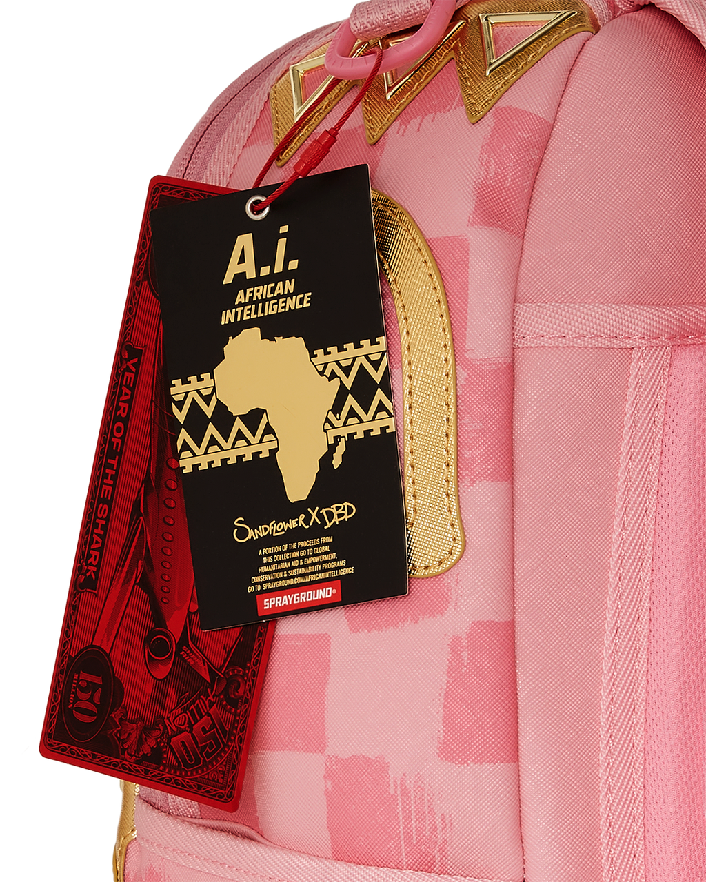 Limited Edition A.I. AFRICAN INTELLIGENCE MESSAGE FROM THE FUTURE BACKPACK - SANDFLOWER COLLAB