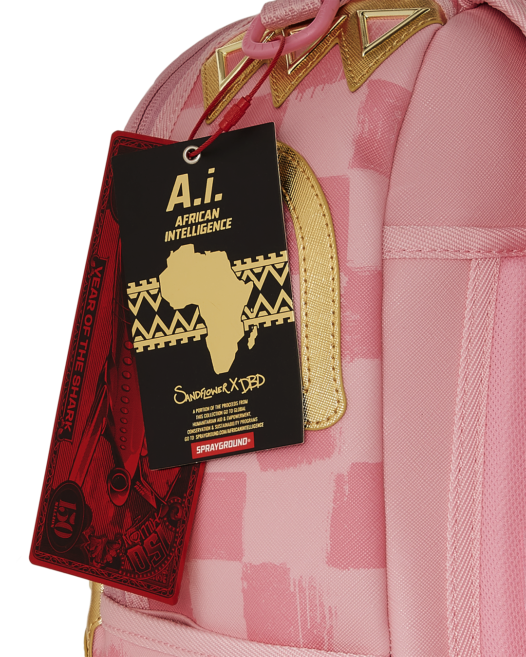 Limited Edition A.I. AFRICAN INTELLIGENCE MESSAGE FROM THE FUTURE BACKPACK - SANDFLOWER COLLAB