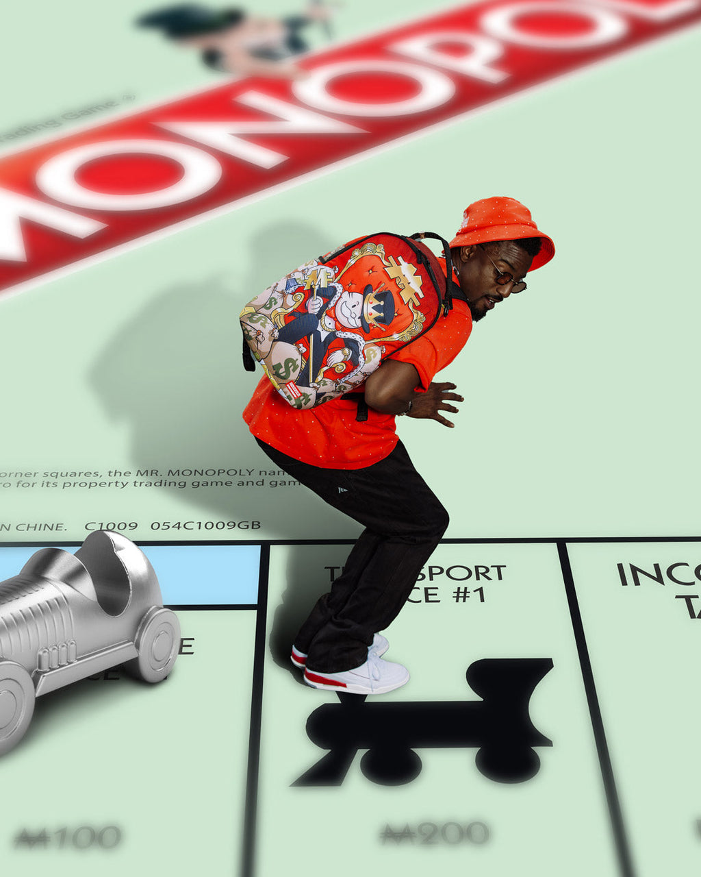Limited Edition MONOPOLY GOLD EMPIRE THRONE BACKPACK