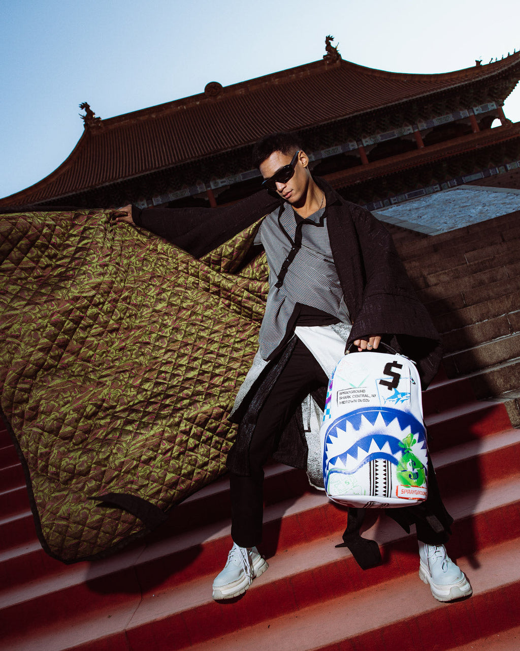 Limited Edition SHARK CENTRAL CUT OUT FOR GREATNESS DLXSV BACKPACK