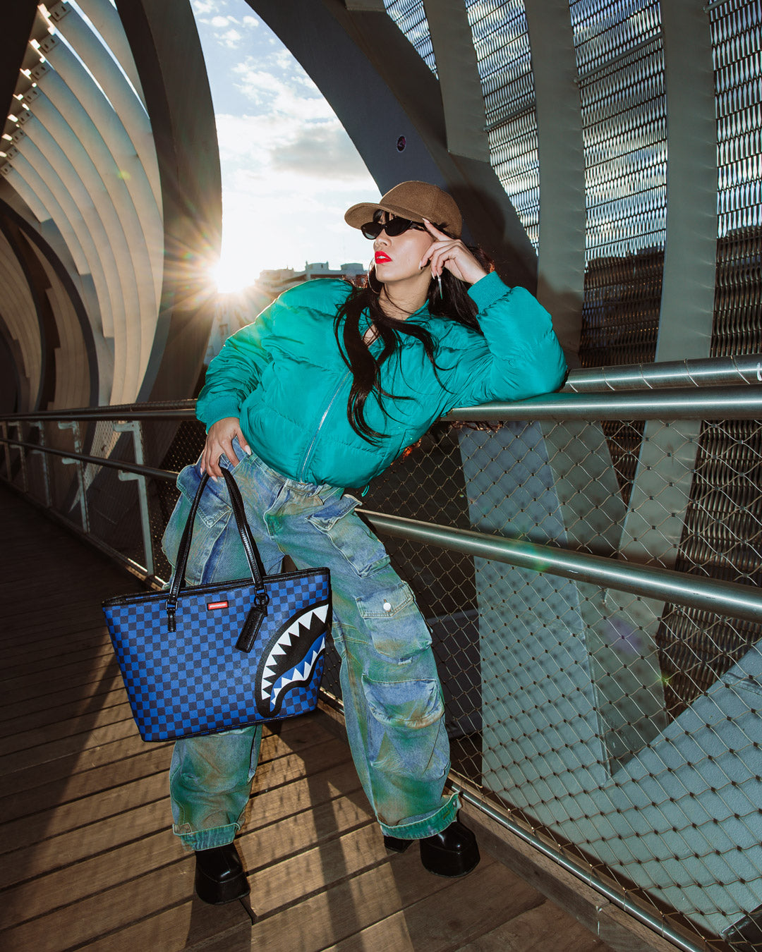 Limited Edition MIDNIGHT MAGIC SHARKS IN PARIS TOTE
