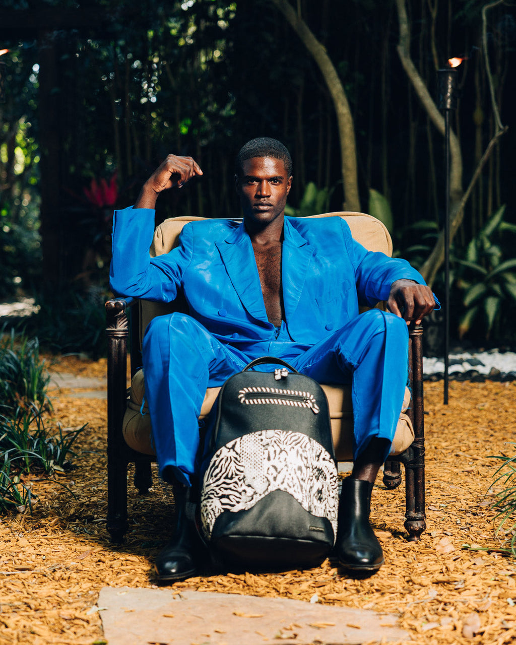 Limited Edition A.I. AFRICAN INTELLIGENCE WILD NILE BACKPACK - SANDFLOWER COLLAB