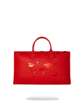 Limited Edition JAMES FIRST CLASS RUBY RED PYRAMID LARGE DUFFLE