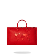 Limited Edition JAMES FIRST CLASS RUBY RED PYRAMID LARGE DUFFLE