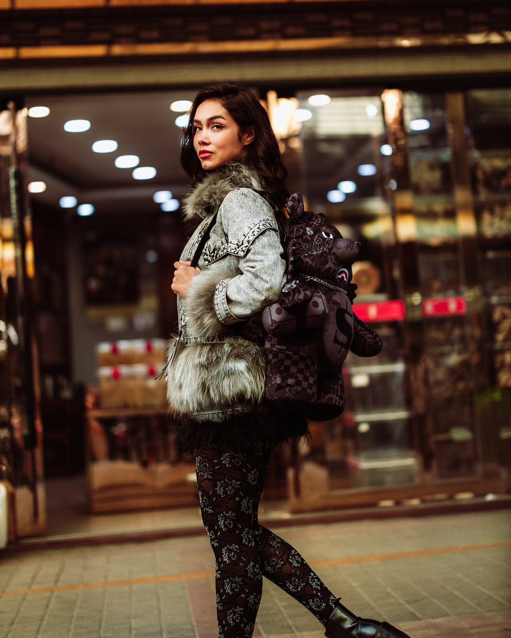 Limited Edition 4AM MONEY WING BEAR BACKPACK