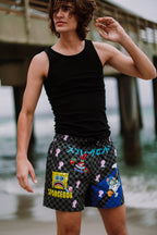 Limited Edition SPONGEBOB TOKYO BUBBLE SWIM SHORTS
