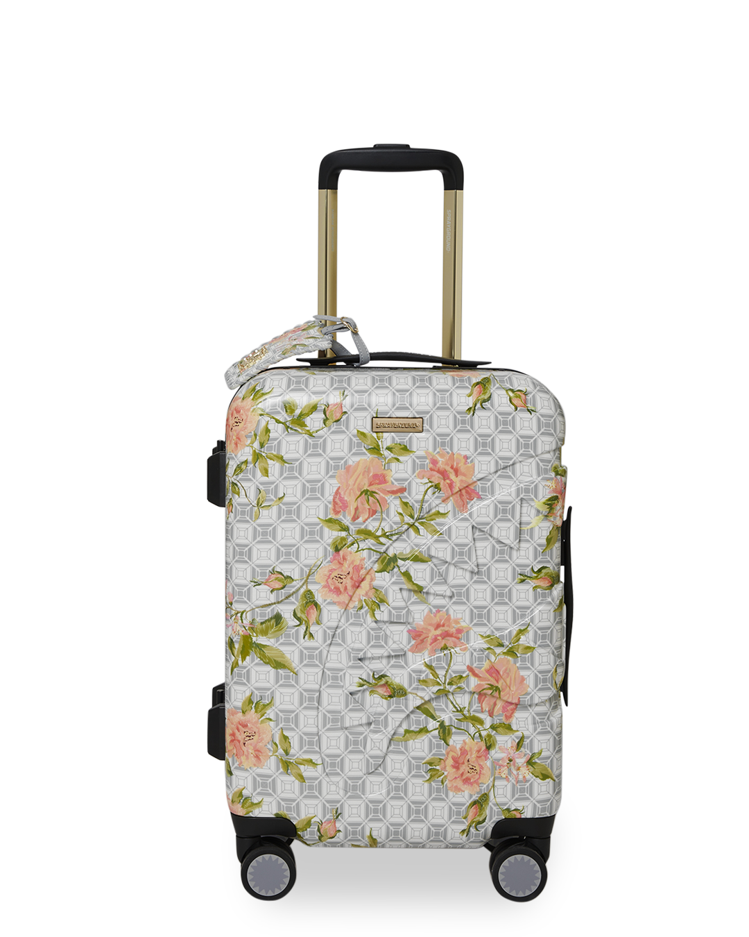 Limited Edition A.I. AFRICAN INTELLIGENCE ELEGANT ENERGY SHARKITECTURE CARRY-ON LUGGAGE - SANDFLOWER COLLAB