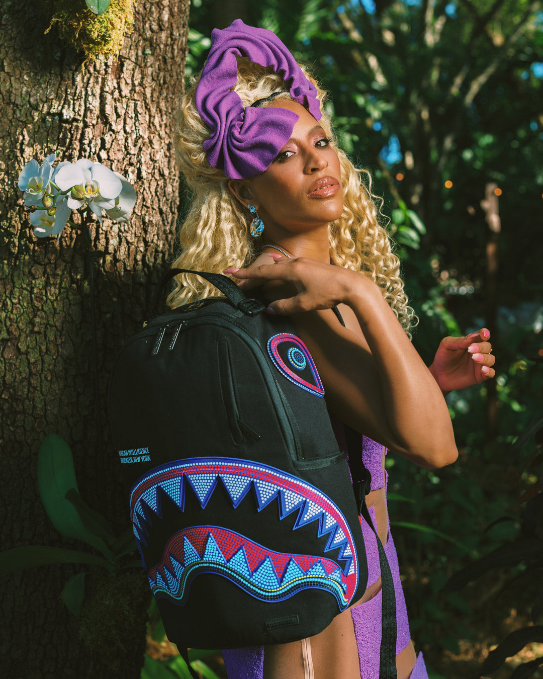 Limited Edition A.I. AFRICAN INTELLIGENCE BORN AND RAISED BACKPACK - SANDFLOWER COLLAB