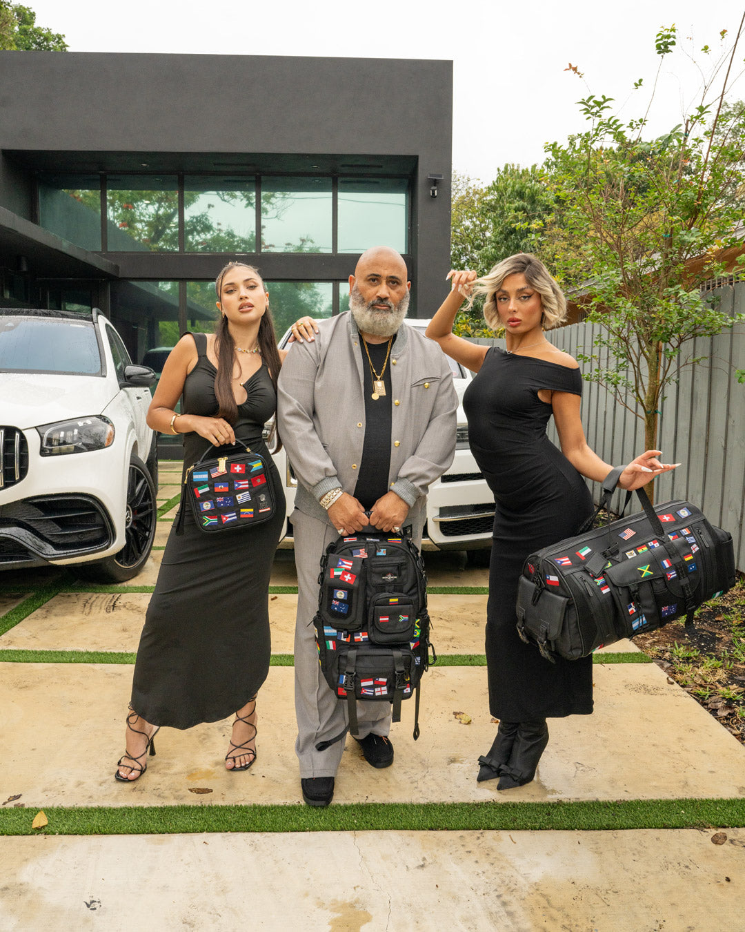 Limited Edition JAMES FIRST CLASS GLOBAL FLAGS SPECIAL OPS DUFFLE