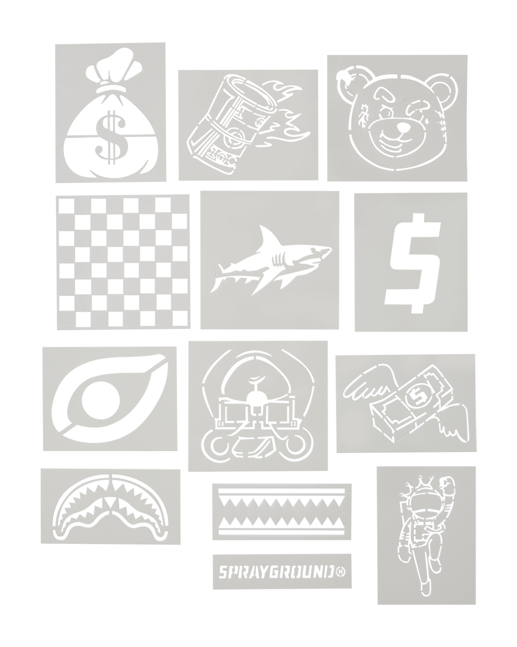 Limited Edition GRAFFITI ARTIST - DESIGN YOUR OWN BACKPACK - 9 STENCILS INCLUDED