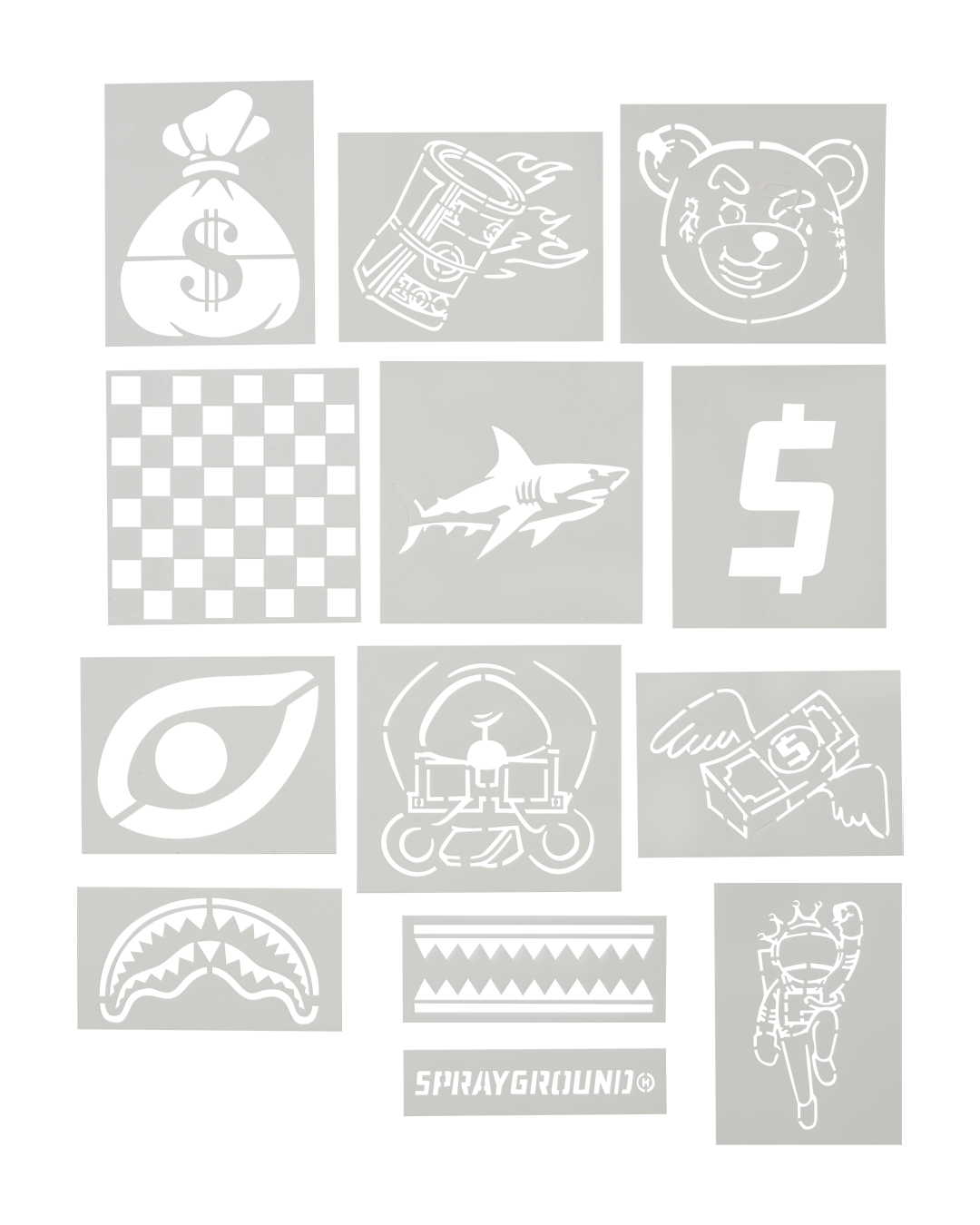 Limited Edition GRAFFITI ARTIST - DESIGN YOUR OWN BACKPACK - 9 STENCILS INCLUDED