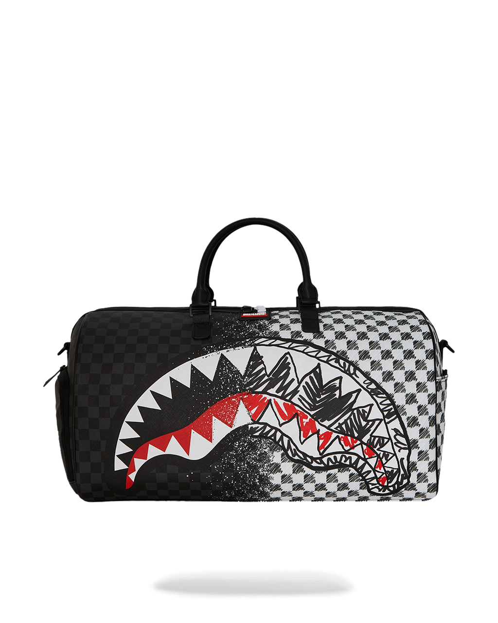 Limited Edition SCRIBBLE DRIBBLE CHECK DUFFLE
