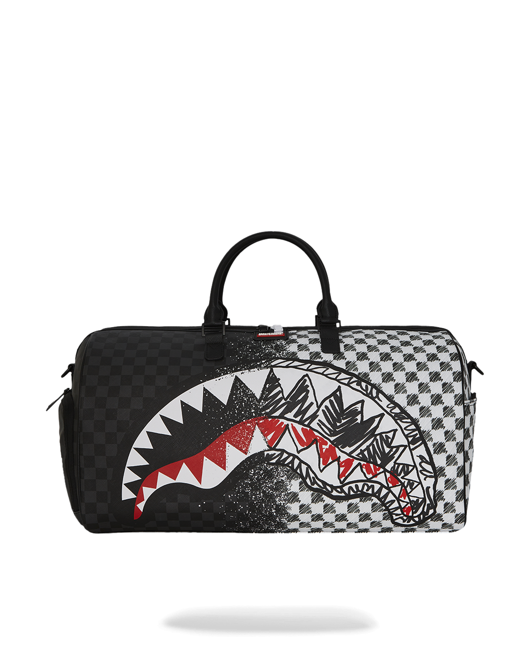 Limited Edition SCRIBBLE DRIBBLE CHECK DUFFLE