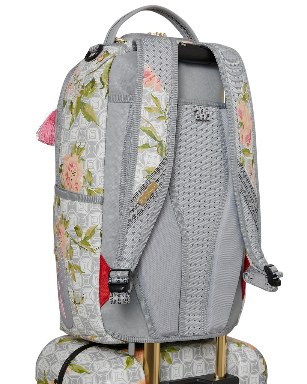 Limited Edition A.I. AFRICAN INTELLIGENCE ELEGANT ENERGY SHARKITECTURE CARRY-ON LUGGAGE - SANDFLOWER COLLAB