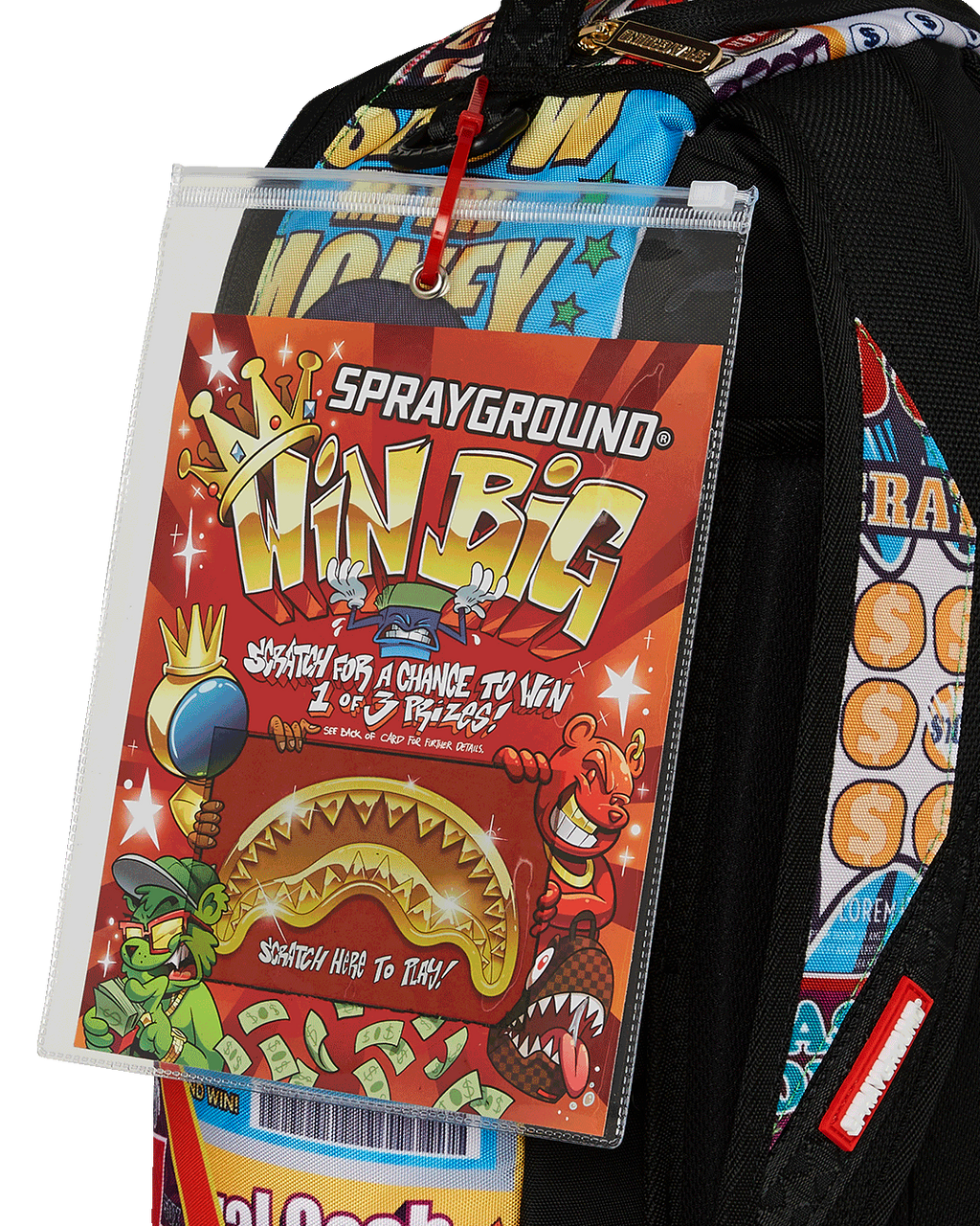 Limited Edition BIG MONEY BIG MONEY BACKPACK COMES WITH SCRATCH OFF PLAYING CARD