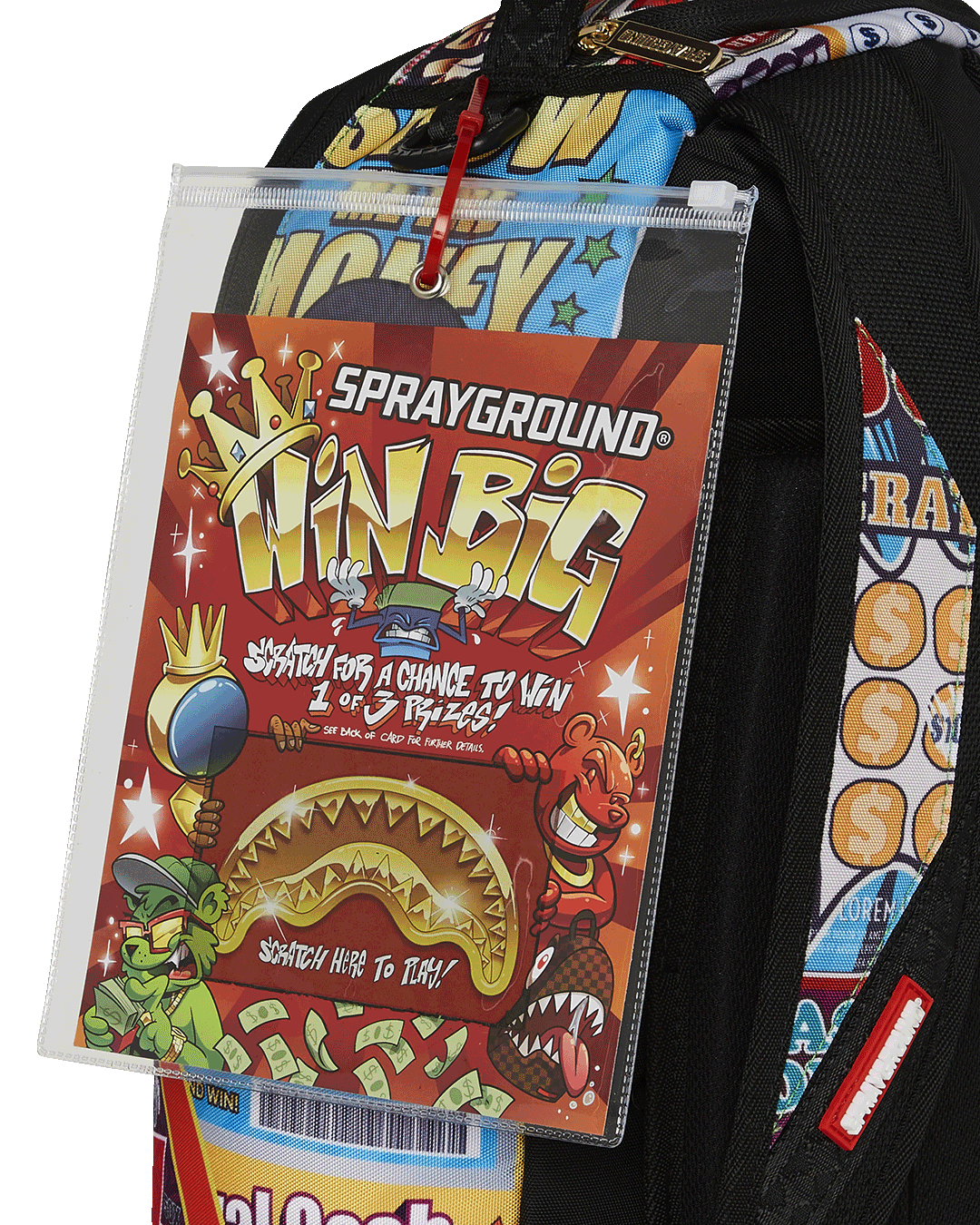 Limited Edition BIG MONEY BIG MONEY BACKPACK COMES WITH SCRATCH OFF PLAYING CARD