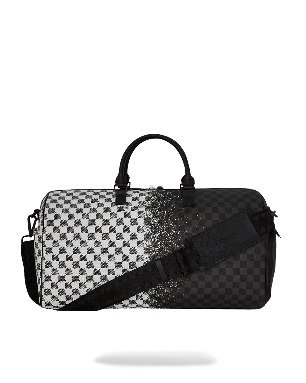 Limited Edition SCRIBBLE DRIBBLE CHECK DUFFLE