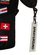 Limited Edition JAMES FIRST CLASS GLOBAL FLAGS MONEYBEAR BACKPACK