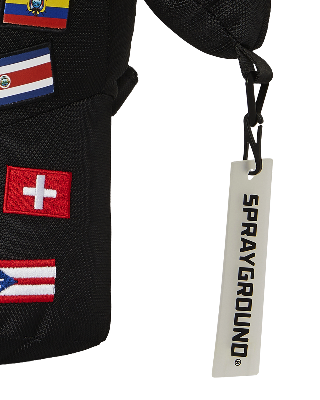 Limited Edition JAMES FIRST CLASS GLOBAL FLAGS MONEYBEAR BACKPACK
